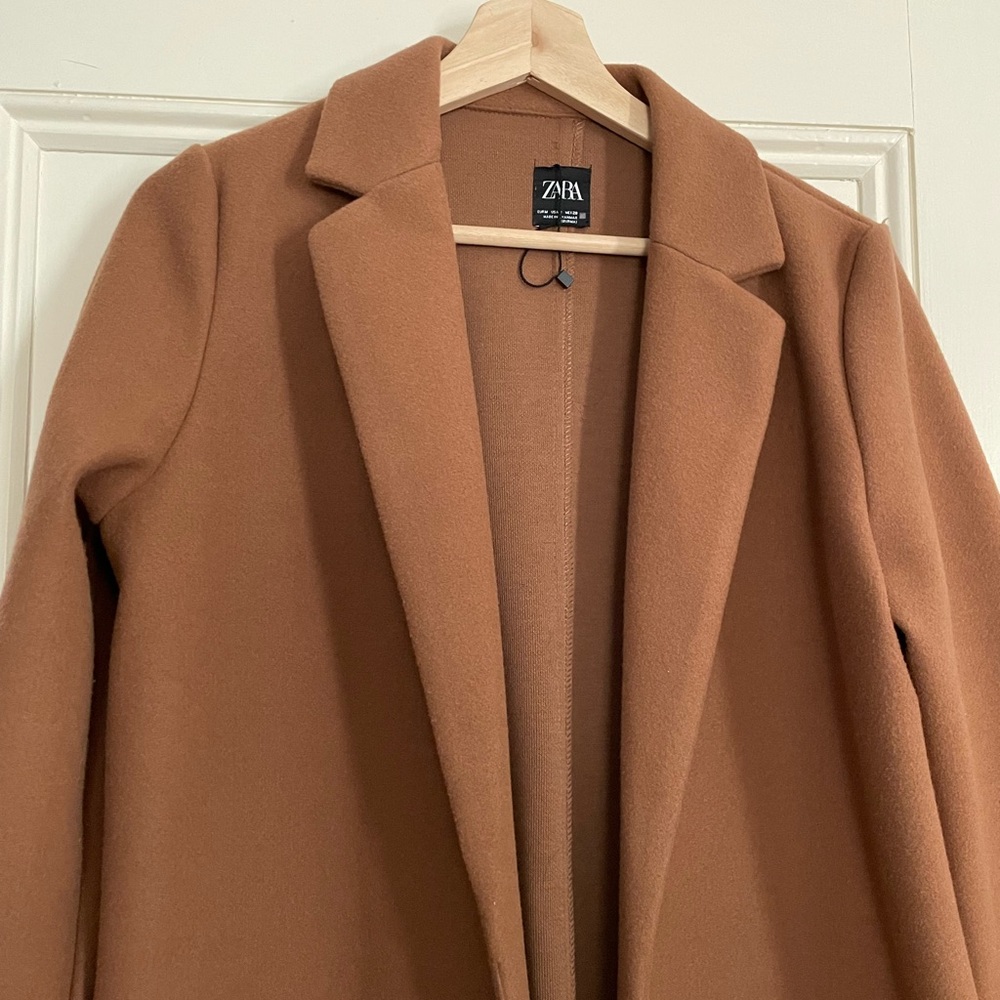 Zara lapel coat